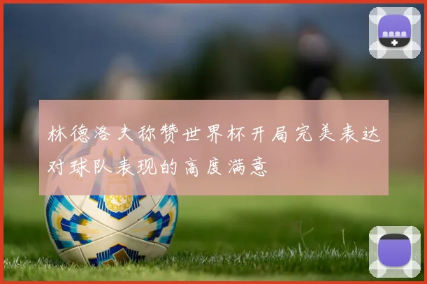 林德洛夫称赞世界杯开局完美表达对球队表现的高度满意
